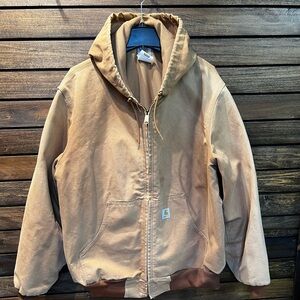 Carhartt Men’s Brown Hooded Jacket